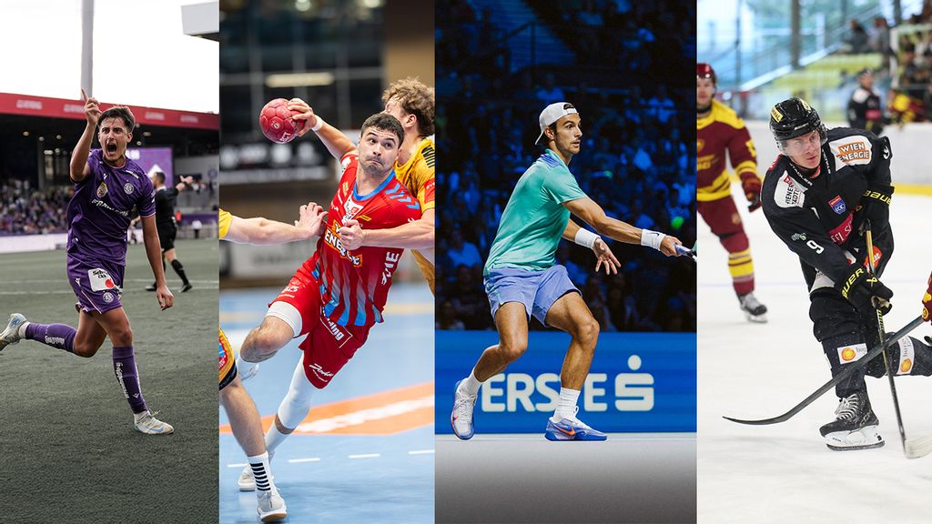 Collage mehrerer Spieler und Sportarten