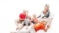 Familien Shooting mit fünf Familienmitgliedern