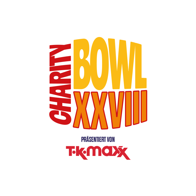 Logo CHARITY BOWL präsentiert von TkMaxx