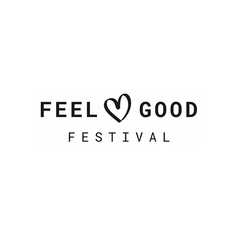 Feel Good Festival Logo mit Herz