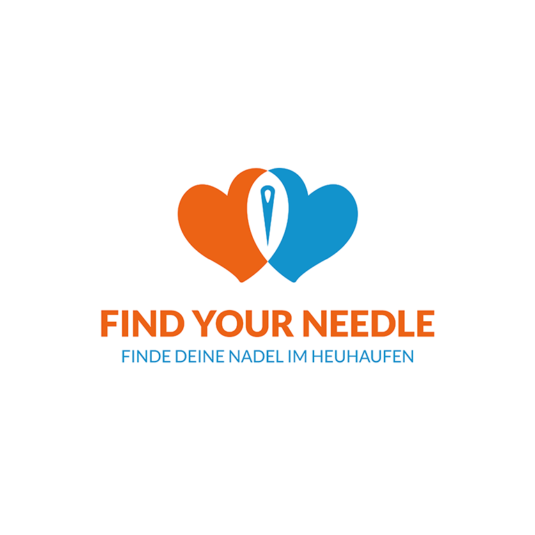 Logo Find Your Needle - Finde deine Nadel im Heuhaufen