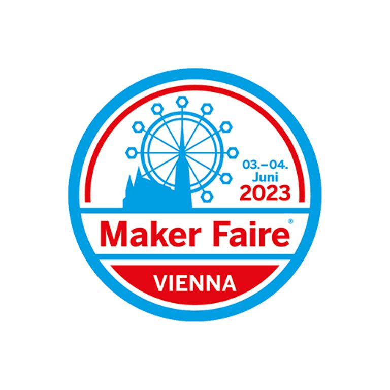 © INNOC - Österreichische Gesellschaft für innovative Computerwissenschaften Maker Faire Vienna 2023 Logo