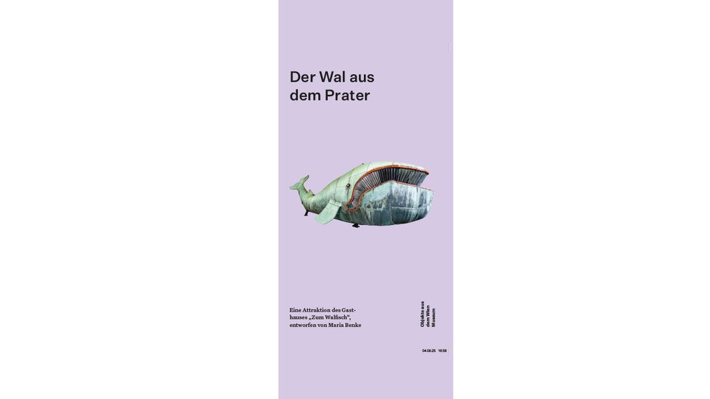 Buchcover "Der Wal aus dem Prater"