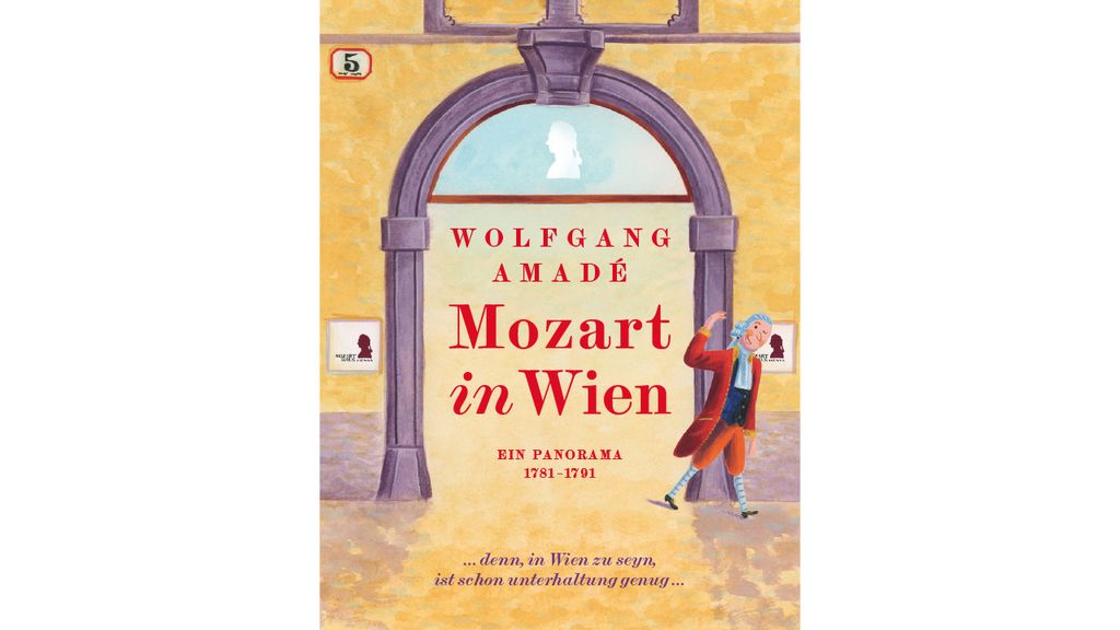 Buchcover Wolfang Amadé Mozart in Wien 