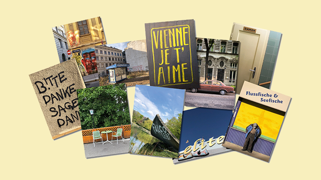 Postkarten von Bussi Wien aus verschiedenen Wiener Bezirken